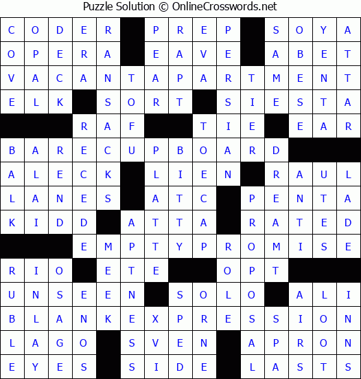 free-online-crossword-puzzles-solutions