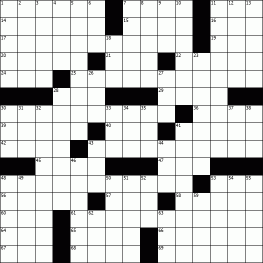 OnlineCrosswords.net - Free Daily Crossword Puzzles