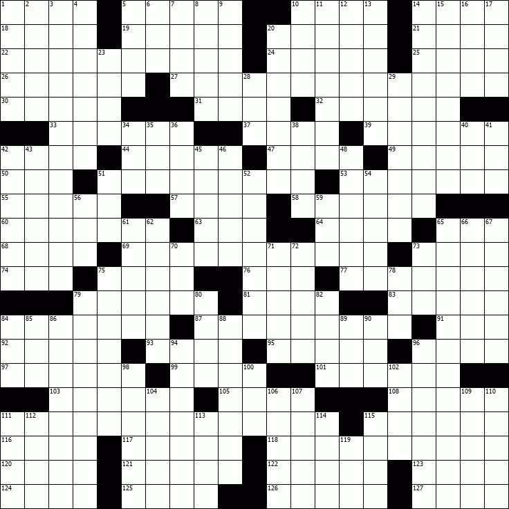 OnlineCrosswords.net - Free Daily Crossword Puzzles