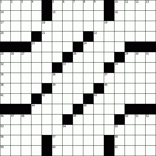 OnlineCrosswords.net - Free Daily Crossword Puzzles