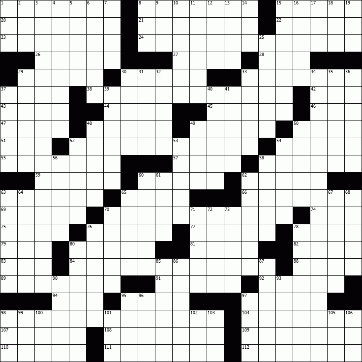 Free Daily Crossword Puzzles