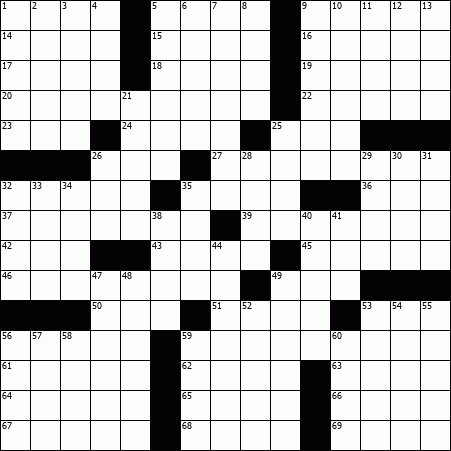 Free Daily Printable Crossword Puzzles