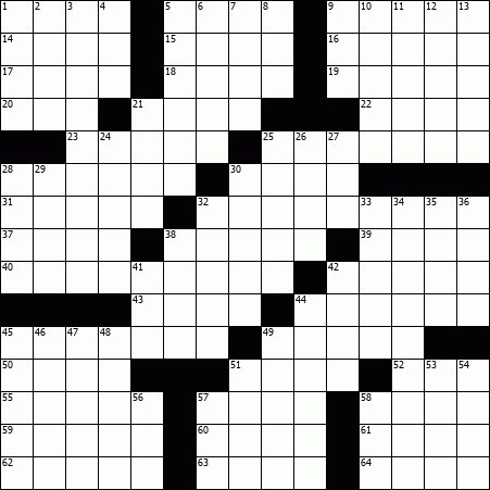 Free Daily Printable Crossword Puzzles