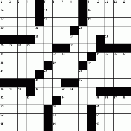 free daily printable crossword puzzles