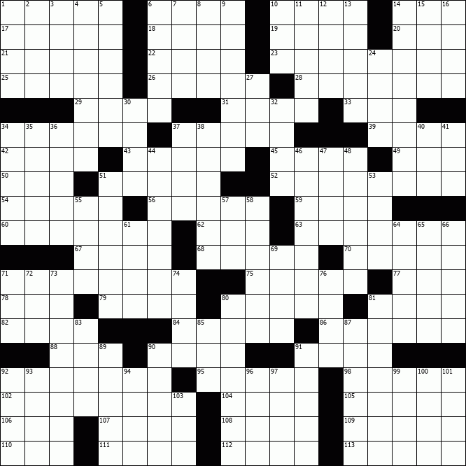 Free Daily Crossword Puzzles