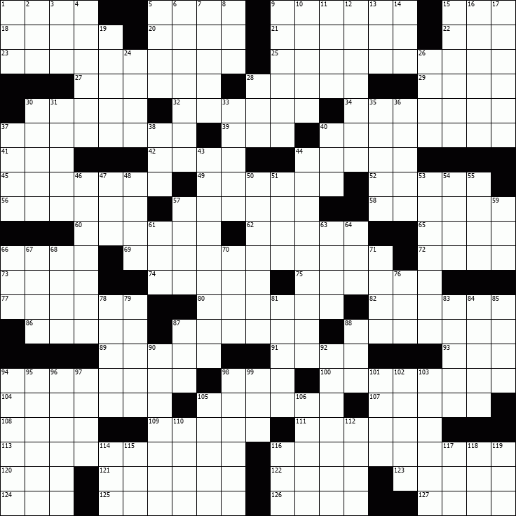 OnlineCrosswords.net - Free Daily Crossword Puzzles