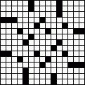 Crossword Layout #4391