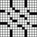 Crossword Layout #6695