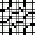 Crossword Layout #6734