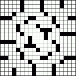 Crossword Layout #7390