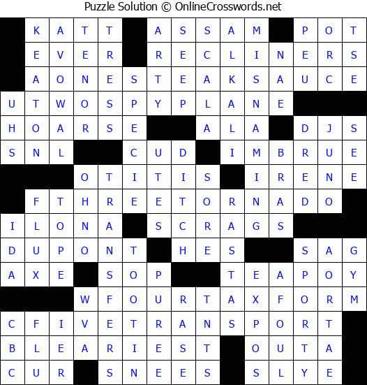 Solution for Crossword Puzzle #9052